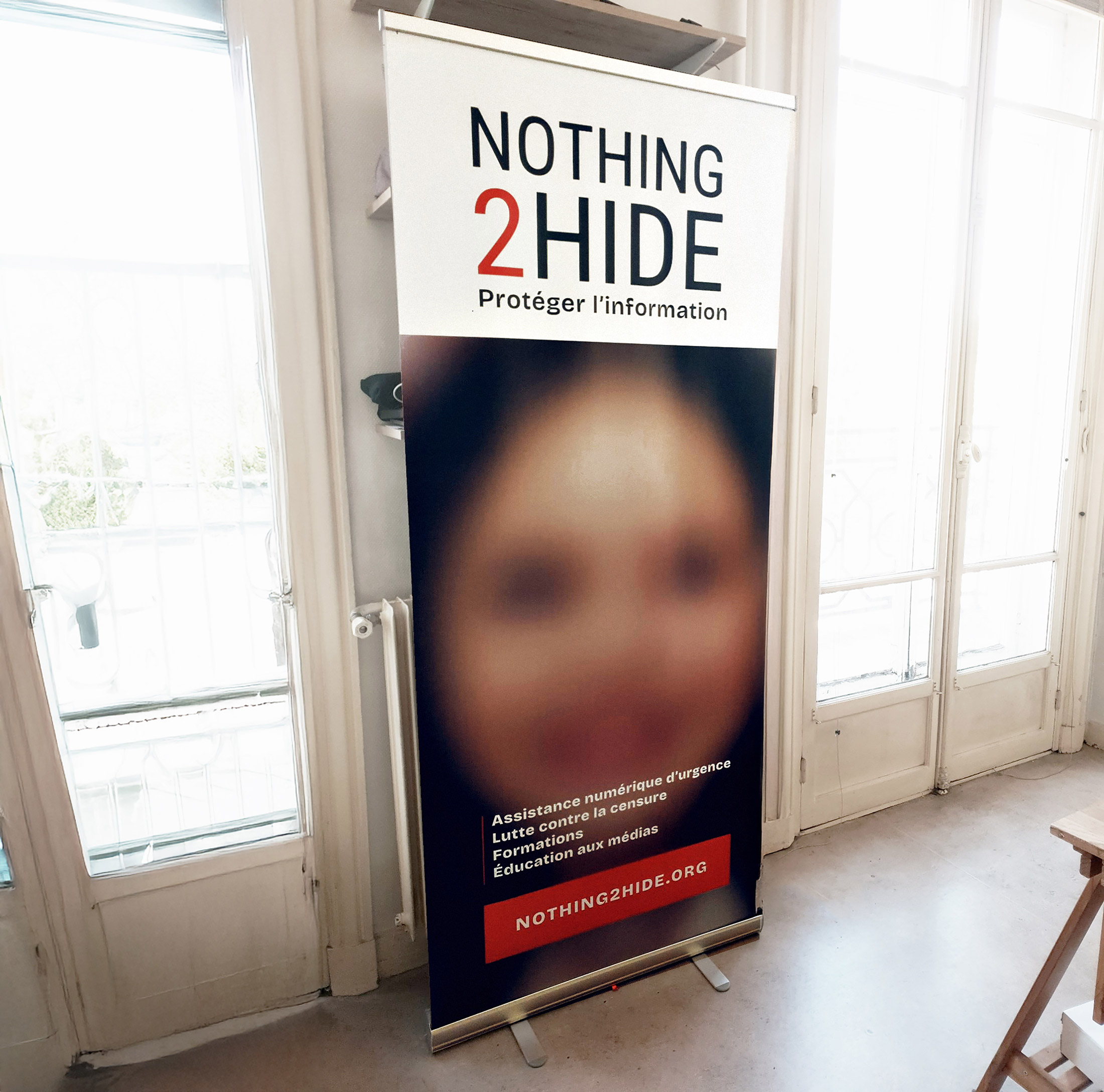 Nothing2Hide — identité festival